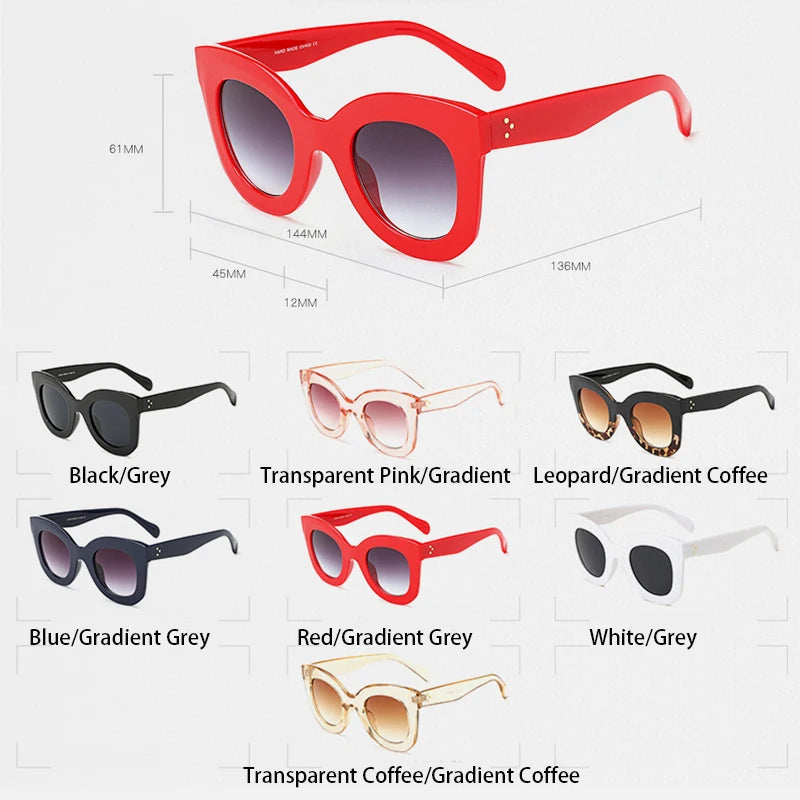 Vintage Big Frame Sunglasses ( + MORE COLORS)