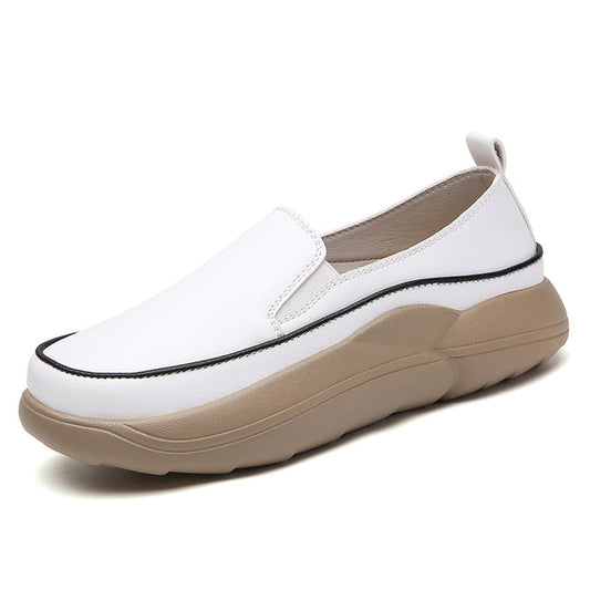 Hultoo® igh Soled Casual Small Leather Shoes