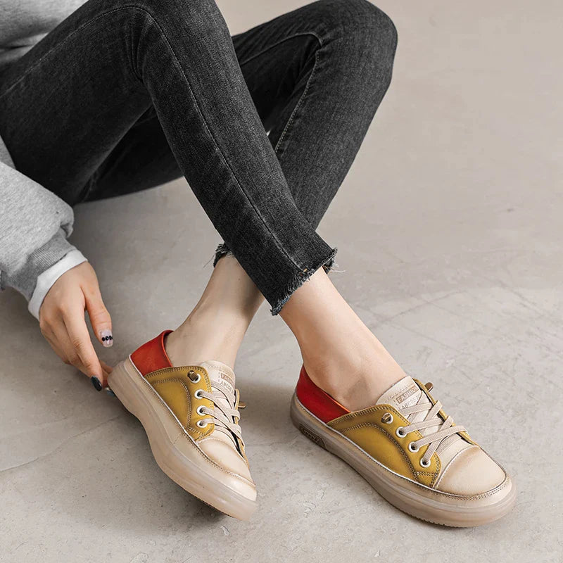 Vulcanized Loafers Slip On Flats Shoes