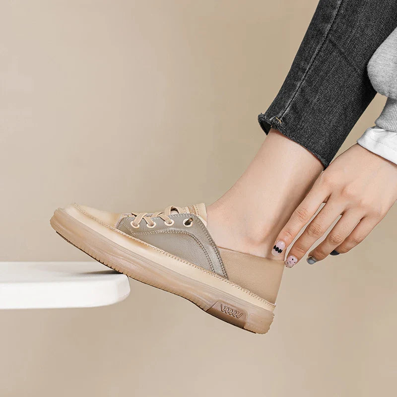 Vulcanized Loafers Slip On Flats Shoes