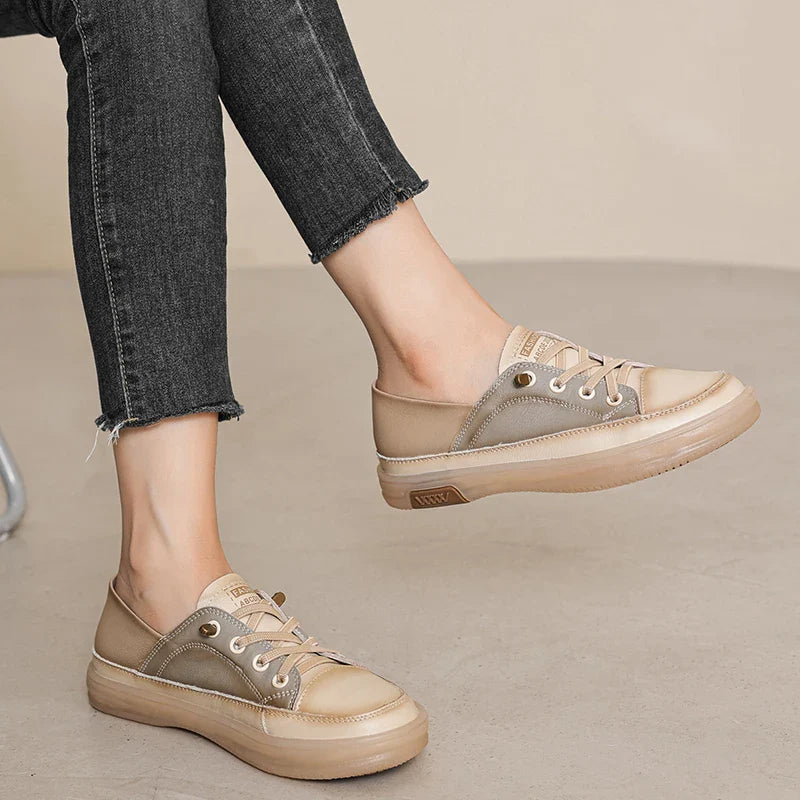 Vulcanized Loafers Slip On Flats Shoes