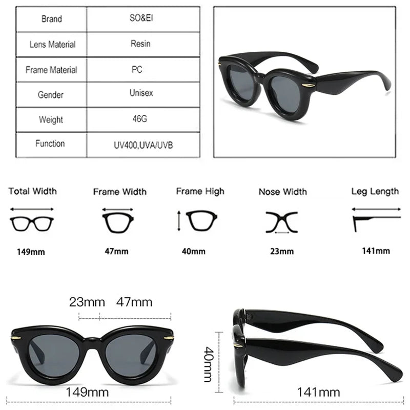 Inflated Round Sunglasses In Nylon ( + MORE COLORS )