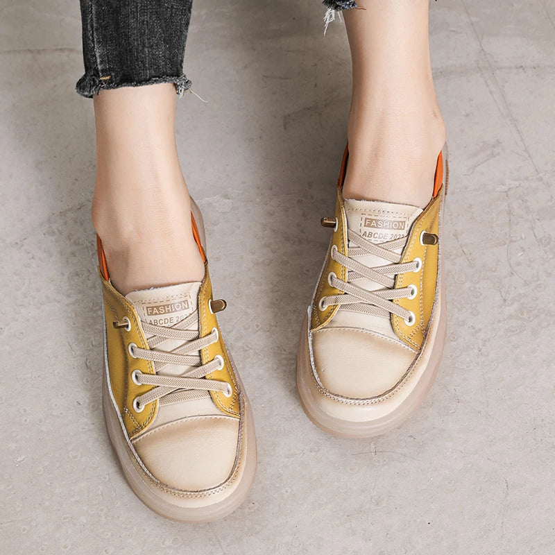 Vulcanized Loafers Slip On Flats Shoes