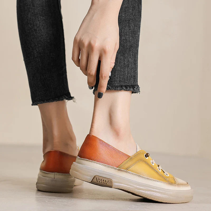 Vulcanized Loafers Slip On Flats Shoes