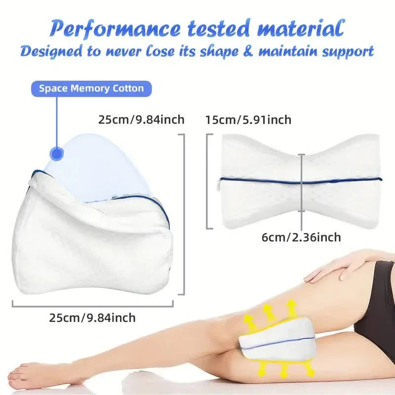 SGS Memory Foam Cotton Orthopaedic Knee Pillow