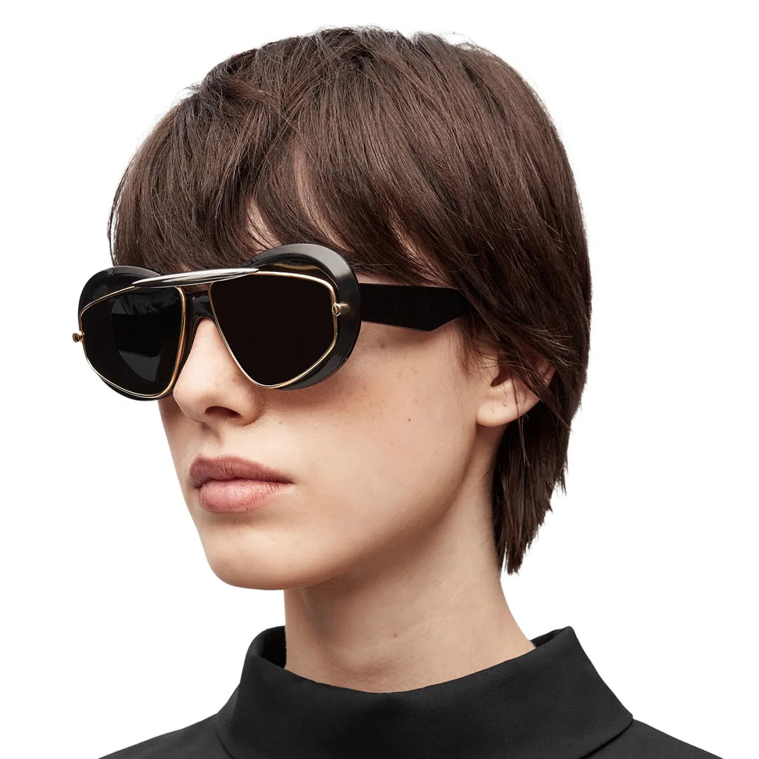 Punk Oval Bold Frame Sunglasses ( + MORE COLORS)