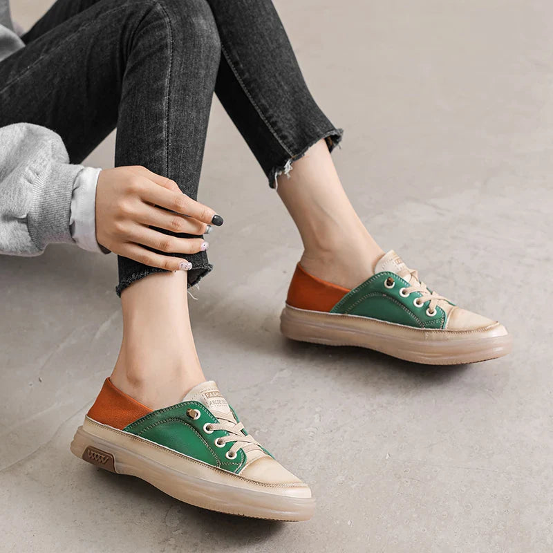 Vulcanized Loafers Slip On Flats Shoes