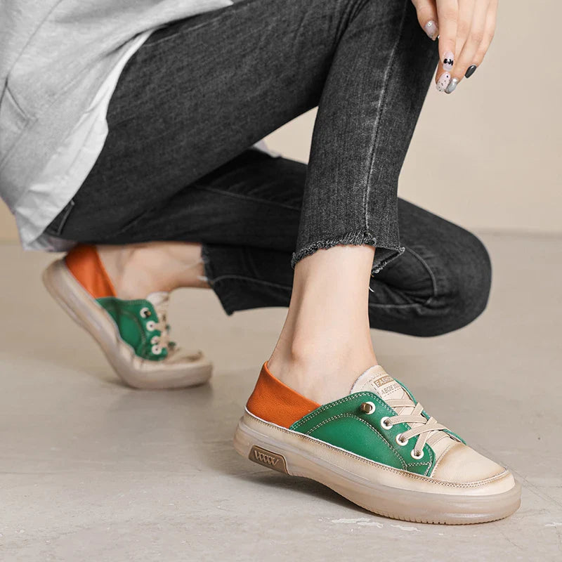 Vulcanized Loafers Slip On Flats Shoes