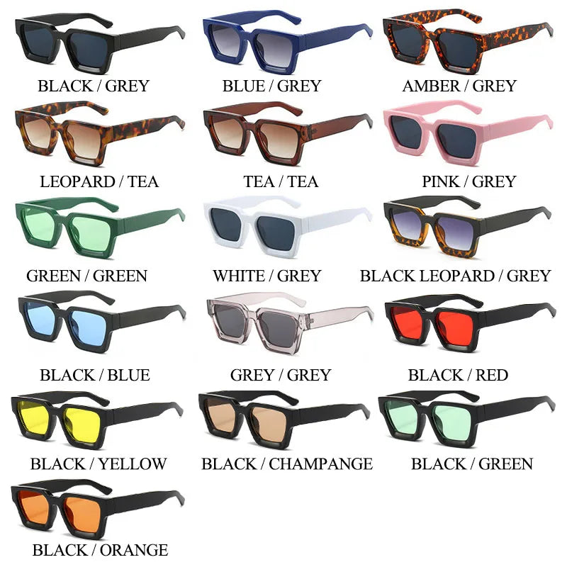 Sunset Square Tinted Sunglasses ( + MORE COLORS)