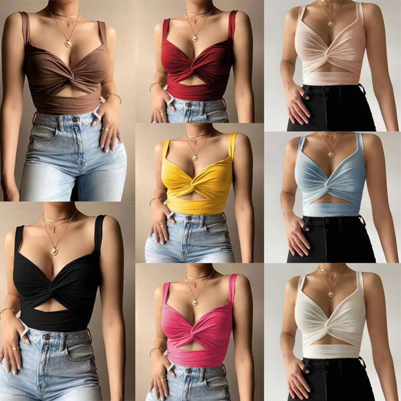 Sleeveless Short Crop Top