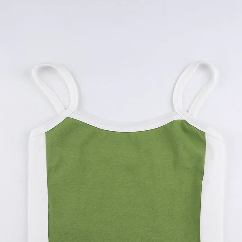 Sleeveless Knitted Basic Crop Top