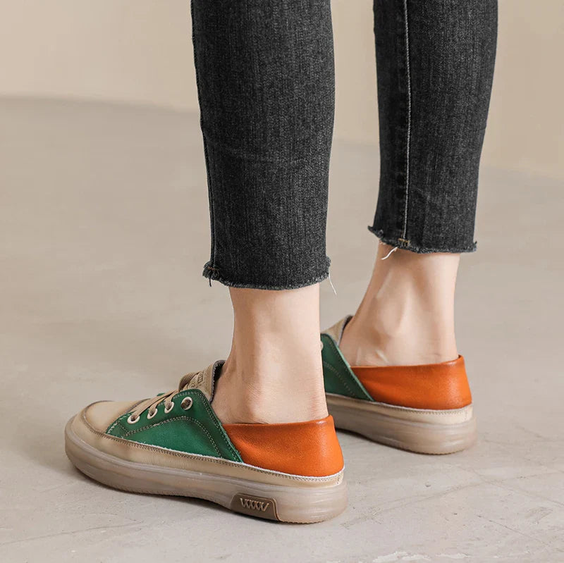 Vulcanized Loafers Slip On Flats Shoes