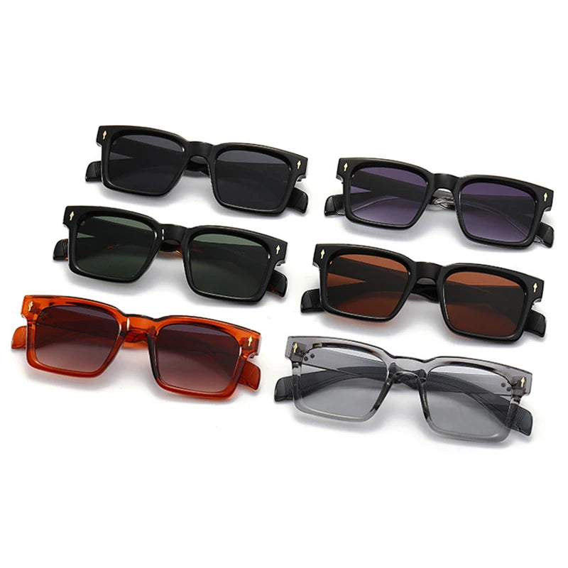 Square Rivets Gradient Sunglasses ( + MORE COLORS)